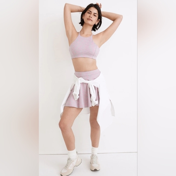 Outdoor Voices, Flow Strappy Sports Bra, Watermelon Sugar, Size Small - Picture 2 of 11